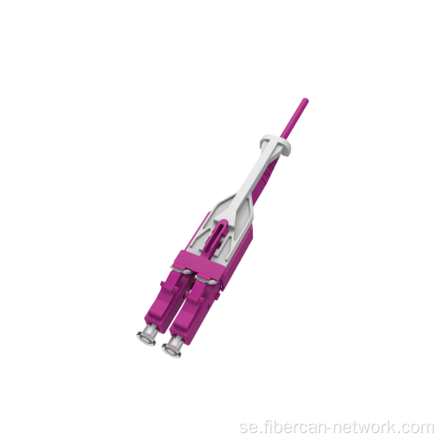 LC UniBoot Fiber Optic Connector med drag/push -kran, polaritet utbytbar